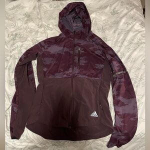 Adidas Burgundy Climalite Jacket